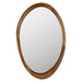 Noir Furniture - Chloe Mirror in Teak - EG-32T - GreatFurnitureDeal