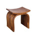 Noir Furniture - Muki Stool in Teak - EG-366T - GreatFurnitureDeal