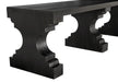 Noir Furniture - Stern Bench in Burnt Black - EG-7BB - GreatFurnitureDeal