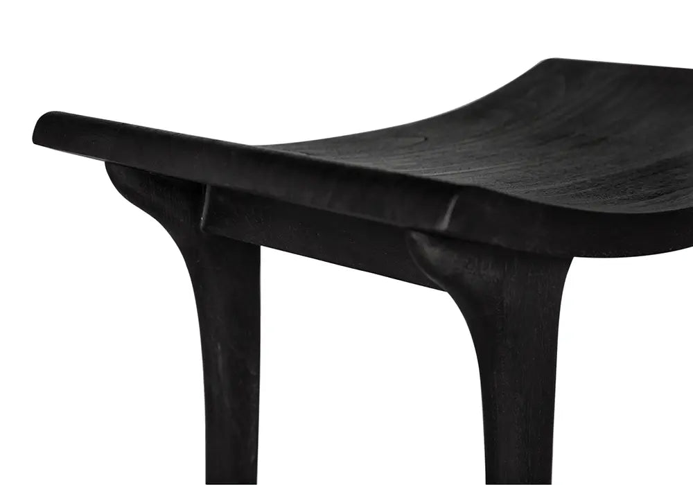Noir Furniture - Kyoto Bench in Burnt Black - EG-8BB - GreatFurnitureDeal
