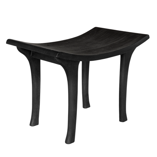 Noir Furniture - Kyoto Bench in Burnt Black - EG-8BB - GreatFurnitureDeal