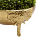 Worlds Away - Textured Brass Bowl With Elephant Feet Detail - ELEPHA - GreatFurnitureDeal