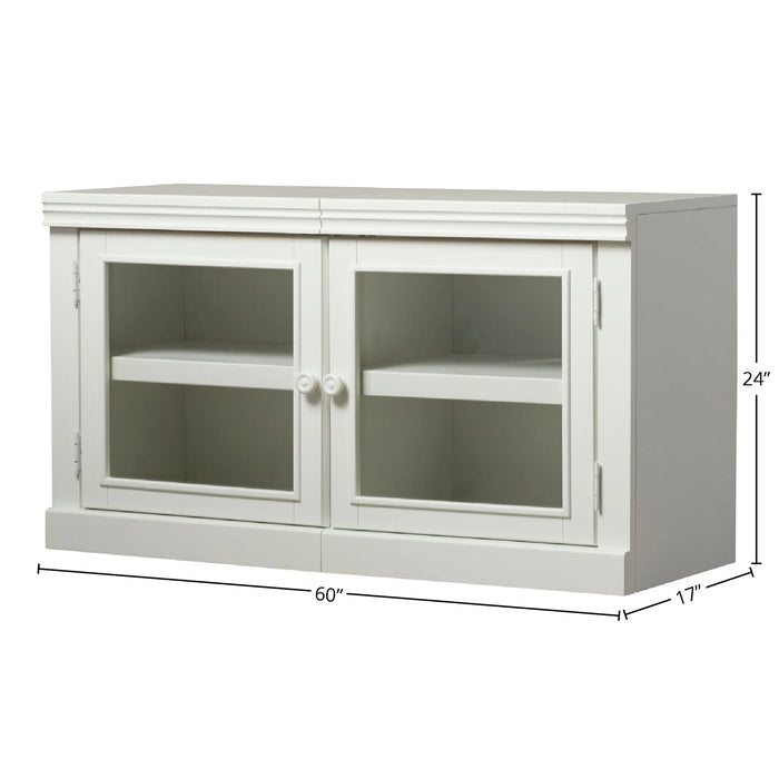 Parker House - Premier Alpine 43" X-Pandable Console Table in Cottage White - EPAL#15X - GreatFurnitureDeal