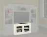 Parker House - Premier Alpine 43" X-Pandable Console Table in Cottage White - EPAL#15X - GreatFurnitureDeal