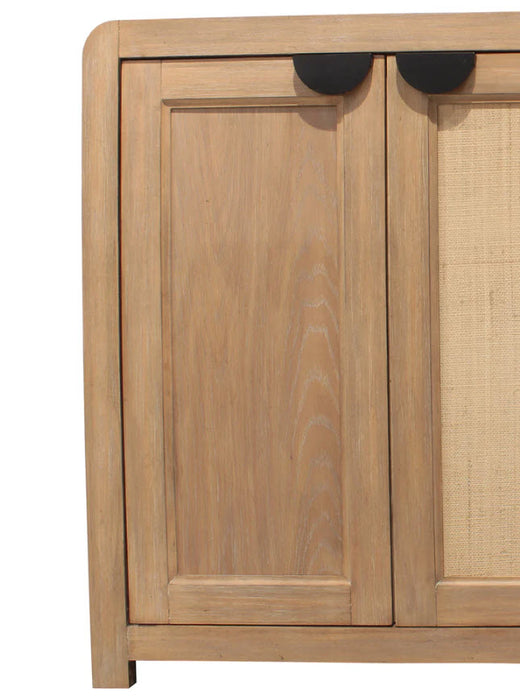 Parker House - Escape 90" Console Table w/ Reversible Panel Doors in Glazed Natural Oak - ESC#90 - GreatFurnitureDeal