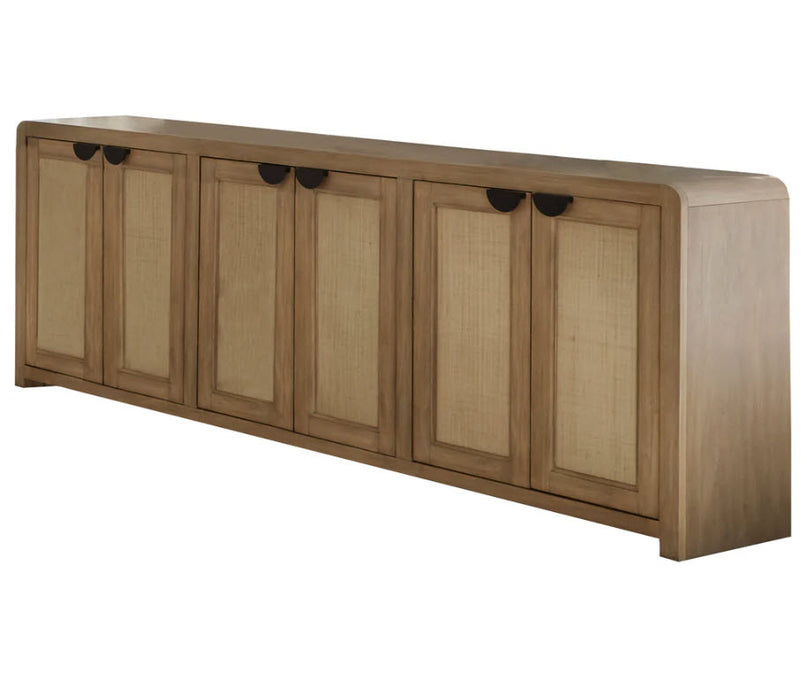 Parker House - Escape 90" Console Table w/ Reversible Panel Doors in Glazed Natural Oak - ESC#90 - GreatFurnitureDeal