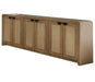 Parker House - Escape 90" Console Table w/ Reversible Panel Doors in Glazed Natural Oak - ESC#90 - GreatFurnitureDeal