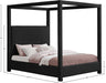 Meridian Furniture - Eden Black Boucle Fabric Upholstered King Bed (3 Boxes) - EdenBlack-K - GreatFurnitureDeal