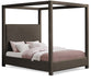 Meridian Furniture - Eden Brown Boucle Fabric Upholstered King Bed (3 Boxes) - EdenBrown-K - GreatFurnitureDeal