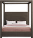 Meridian Furniture - Eden Brown Boucle Fabric Upholstered King Bed (3 Boxes) - EdenBrown-K - GreatFurnitureDeal
