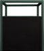 Meridian Furniture - Eden Green Boucle Fabric Upholstered King Bed (3 Boxes) - EdenGreen-K - GreatFurnitureDeal