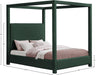 Meridian Furniture - Eden Green Boucle Fabric Upholstered King Bed (3 Boxes) - EdenGreen-K - GreatFurnitureDeal