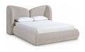Meridian Furniture - Elowen Beige Chenille Fabric Upholstered Queen Bed - ElowenBeige-Q - GreatFurnitureDeal