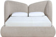 Meridian Furniture - Elowen Beige Chenille Fabric Upholstered Queen Bed - ElowenBeige-Q - GreatFurnitureDeal