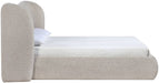 Meridian Furniture - Elowen Beige Chenille Fabric Upholstered Queen Bed - ElowenBeige-Q - GreatFurnitureDeal