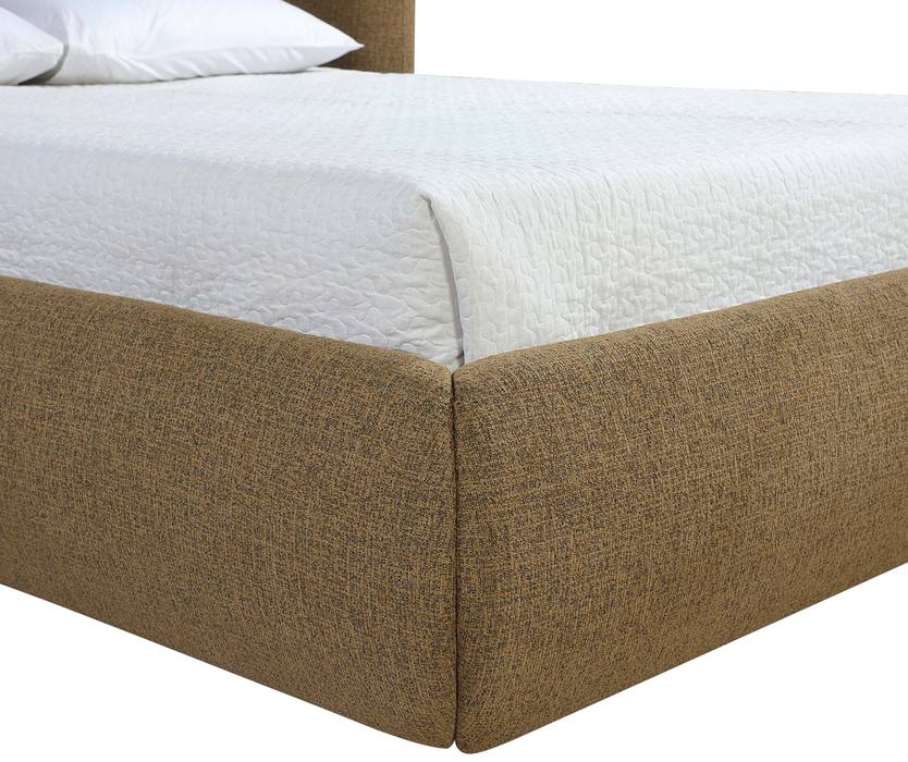 Meridian Furniture - Elowen Brown Chenille Fabric Upholstered Full Bed - ElowenBrown-F - GreatFurnitureDeal