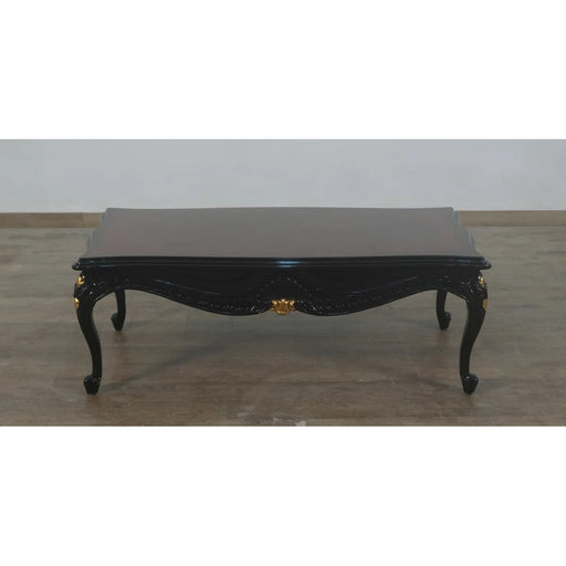 European Furniture - Emperador Coffee Table - Black and Gold - 42037-CT - GreatFurnitureDeal