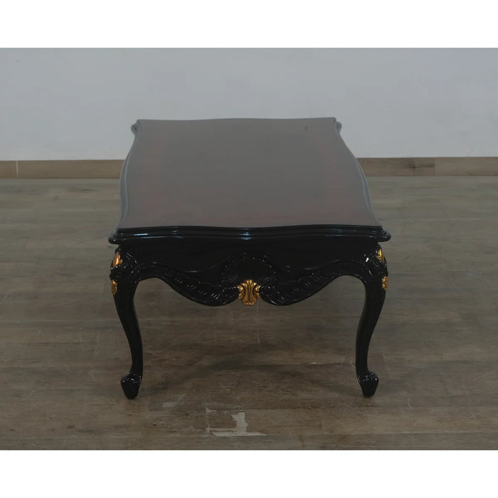 European Furniture - Emperador Coffee Table - Black and Gold - 42037-CT - GreatFurnitureDeal