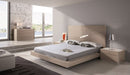 J&M Furniture - Evora Natural Oak & White Gloss 6 Piece Eastern King Premium Bedroom Set - 18145-EK-6SET-OAK-WHITE - GreatFurnitureDeal