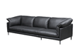 ESF Furniture - F011 Living Room Set in Black - F011-SC-BLK - GreatFurnitureDeal
