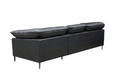 ESF Furniture - F011 Living Room Set in Black - F011-SC-BLK - GreatFurnitureDeal