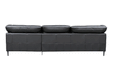 ESF Furniture - F011 Living Room Set in Black - F011-SC-BLK - GreatFurnitureDeal