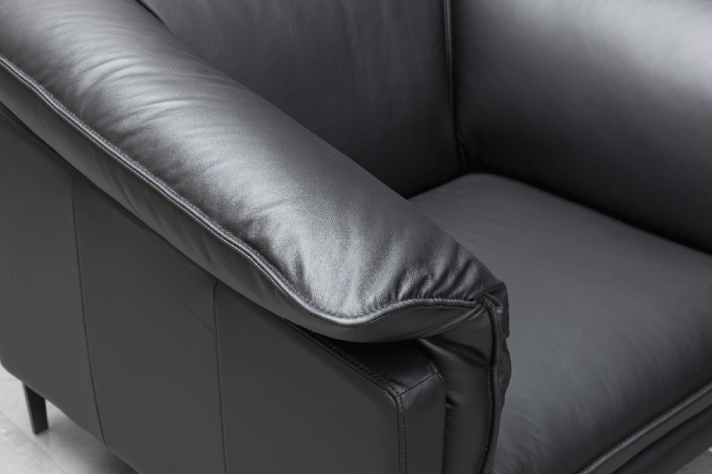 ESF Furniture - F011 Armchair in Black - F011-C-BLK - GreatFurnitureDeal