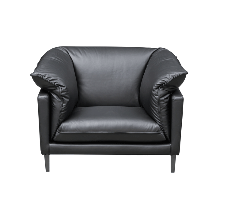 ESF Furniture - F011 Living Room Set in Black - F011-SC-BLK - GreatFurnitureDeal