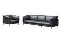ESF Furniture - F011 Living Room Set in Black - F011-SC-BLK - GreatFurnitureDeal