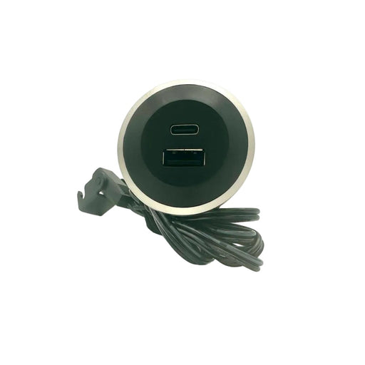 Replacement Console Round Dual USB-A And USB-C Charger - GreatFurnitureDeal