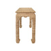 Worlds Away - Fabian Console Table In Woven Rattan - FABIAN - GreatFurnitureDeal