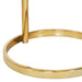 Worlds Away - Round Cigar Table With Brass Pole Base And White Marble Top - FARREN - GreatFurnitureDeal
