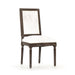 Zentique - Square Back Cow Hide Side Dining Chair - FC010-4 E271 Cow W - GreatFurnitureDeal