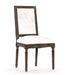 Zentique - Square Back Cow Hide Side Dining Chair - FC010-4 E271 Cow W - GreatFurnitureDeal