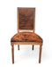 Zentique - Square Back Cow Hide Side Dining Chair - FC010-4 E272 Cow EM - GreatFurnitureDeal