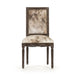 Zentique - Square Back Cow Hide Side Dining Chair - FC010-4 E271 Cow EL - GreatFurnitureDeal