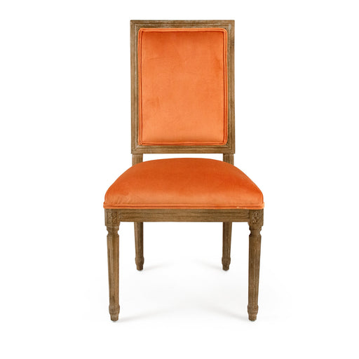 Zentique - Clementine Velvet Louis Side Chair - FC010-4 E272 11505 - GreatFurnitureDeal