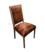 Zentique - Square Back Cow Hide Side Dining Chair - FC010-4 E272 Cow EM - GreatFurnitureDeal