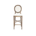 Zentique - Medallion Cow Hide Bar/ Counter Stool - FC011-35 Bar E272 Cow W - GreatFurnitureDeal
