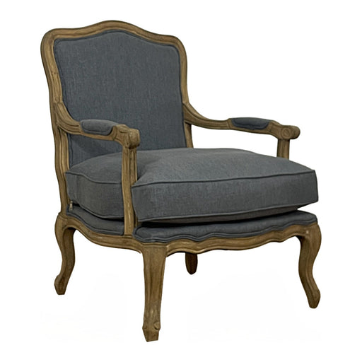 GJ Styles - Linen Chair in French Blue - FD29 - GreatFurnitureDeal