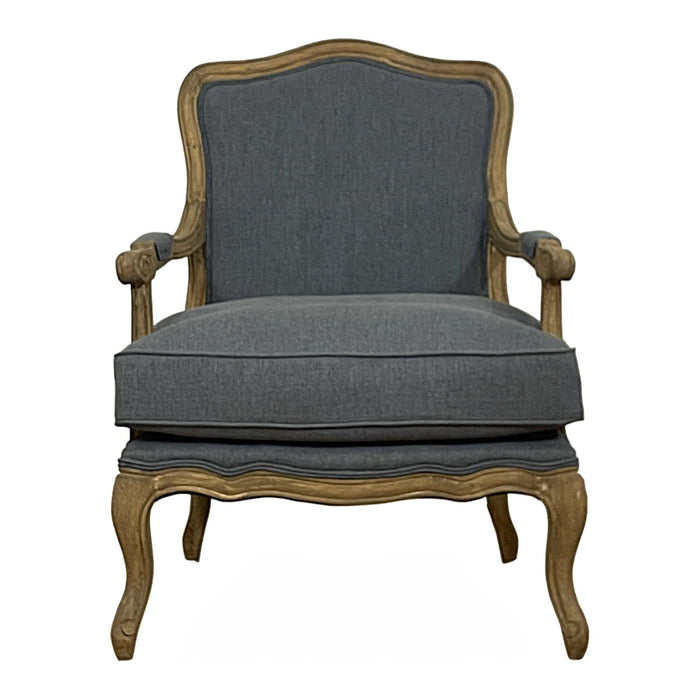 GJ Styles - Linen Chair in French Blue - FD29