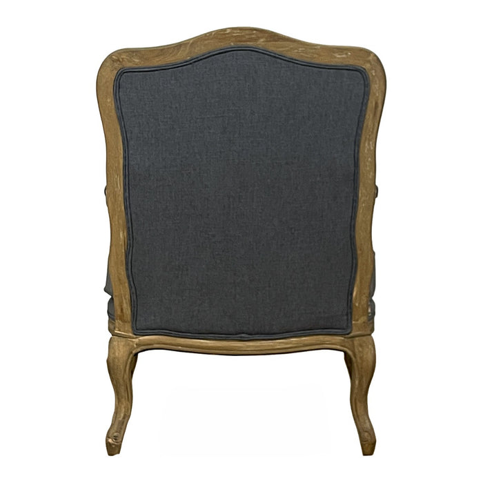 GJ Styles - Linen Chair in French Blue - FD29