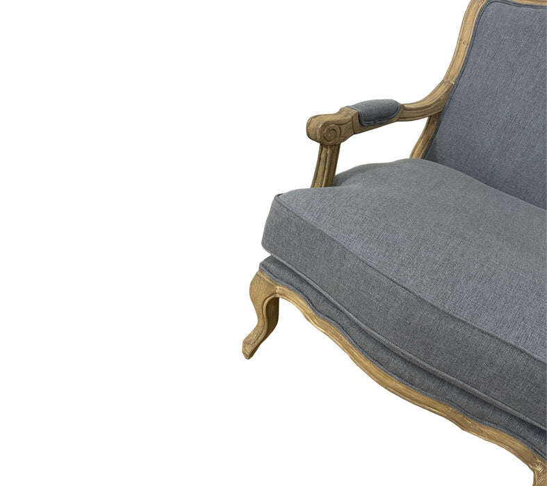 GJ Styles - Linen Chair in French Blue - FD29