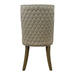 GJ Styles - Linen Side Chair With Chrome Detail - FD51 - GreatFurnitureDeal