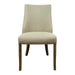 GJ Styles - Linen Side Chair With Chrome Detail - FD51 - GreatFurnitureDeal