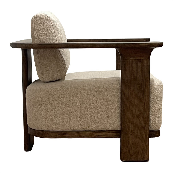 GJ Styles - Rhone Swivel Chair with Belgium White Linen - FD58