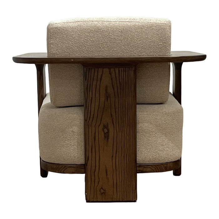 GJ Styles - Rhone Swivel Chair with Belgium White Linen - FD58