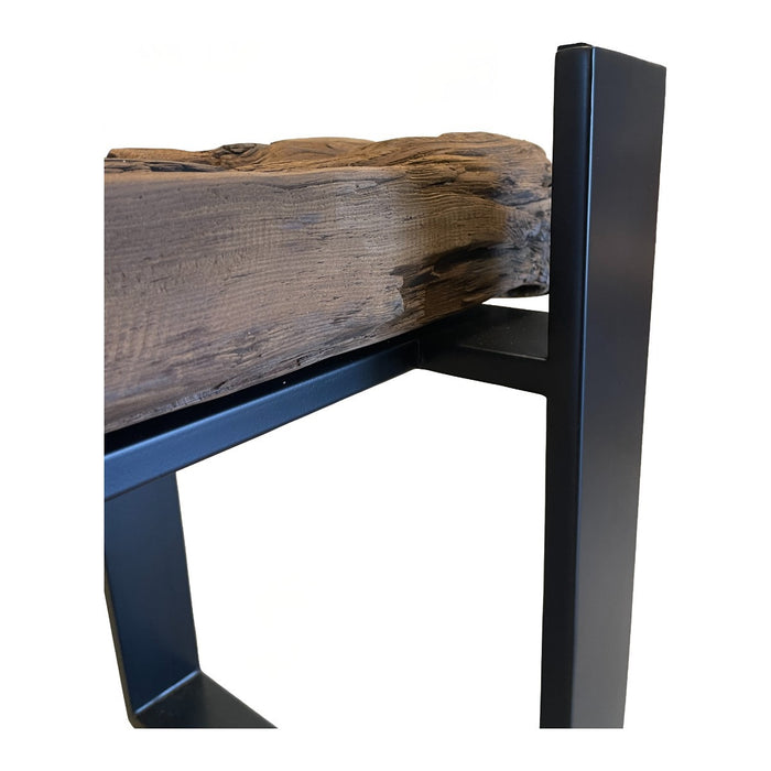 GJ Styles - Railway Dining Table with Glass Top - FI05