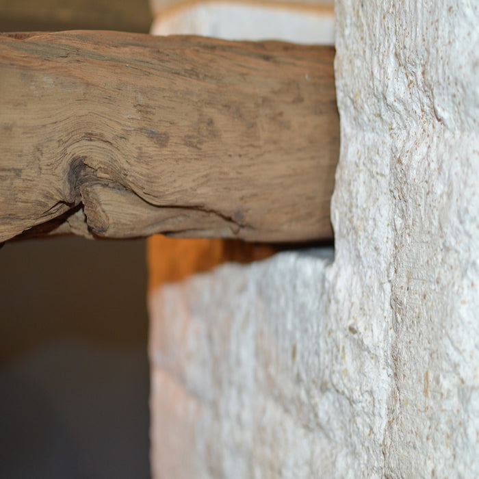 GJ Styles - Railway Bar Table with Mactan Stone - FI11