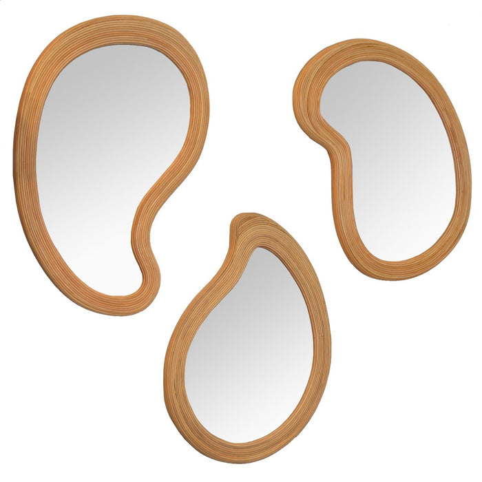 GJ Styles - Set of Three Live Edge Mirrors - FI15